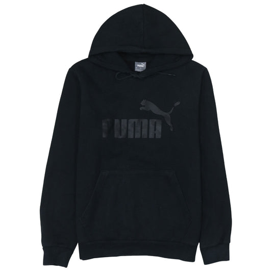 Mens UK Size S PUMA Black Pullover Hoodie
