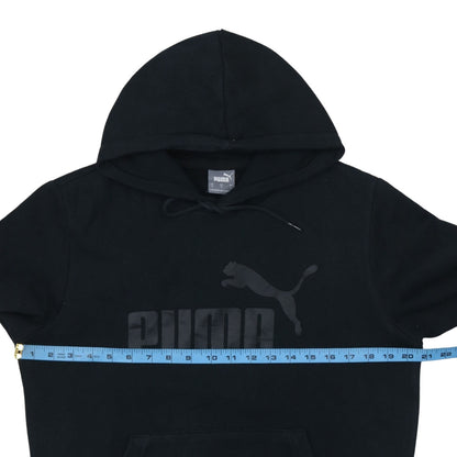 Mens UK Size S PUMA Black Pullover Hoodie