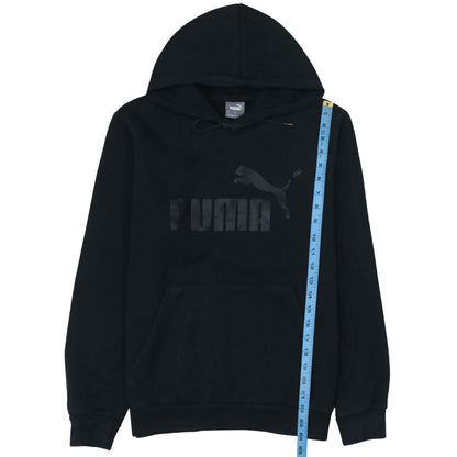 Mens UK Size S PUMA Black Pullover Hoodie