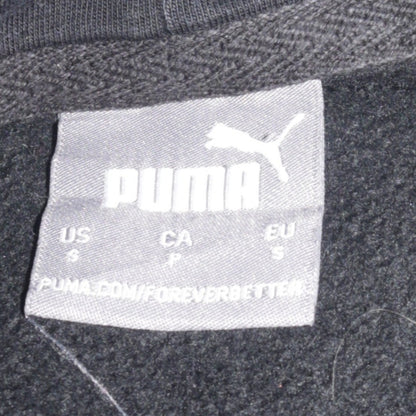 Mens UK Size S PUMA Black Pullover Hoodie