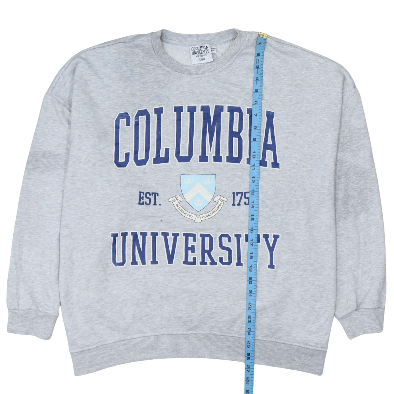 Womens UK Size XL Columbia University Grey Pullover Sweatshirt