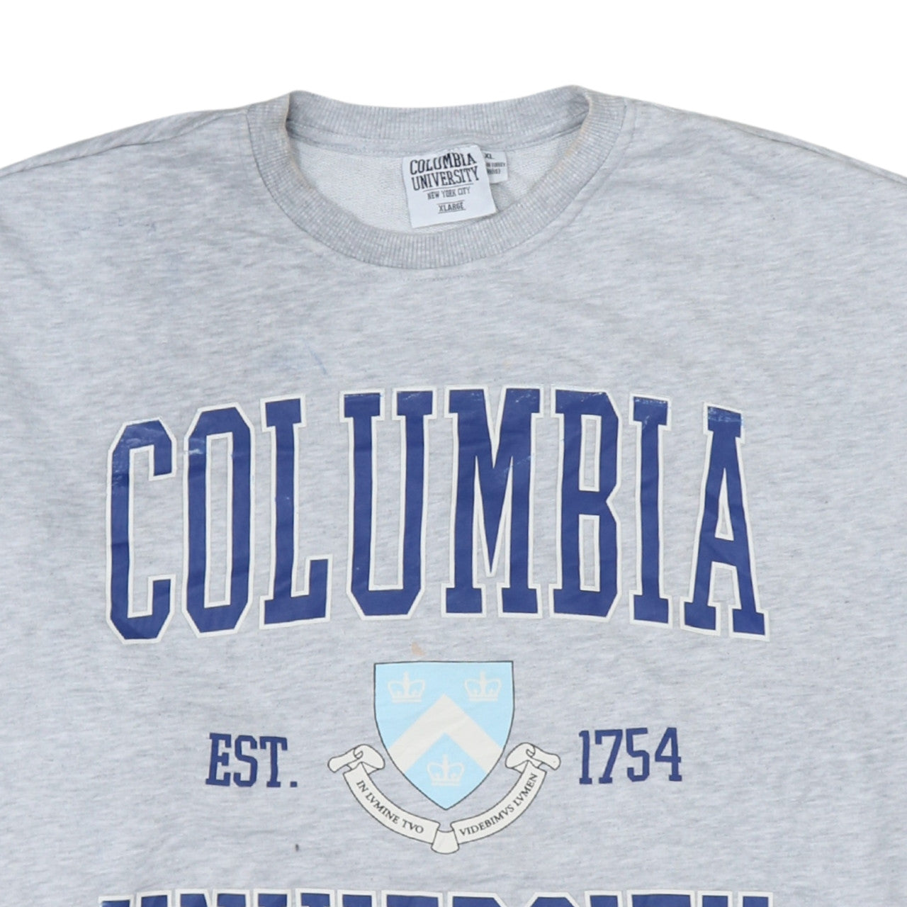 Womens UK Size XL Columbia University Grey Pullover Sweatshirt