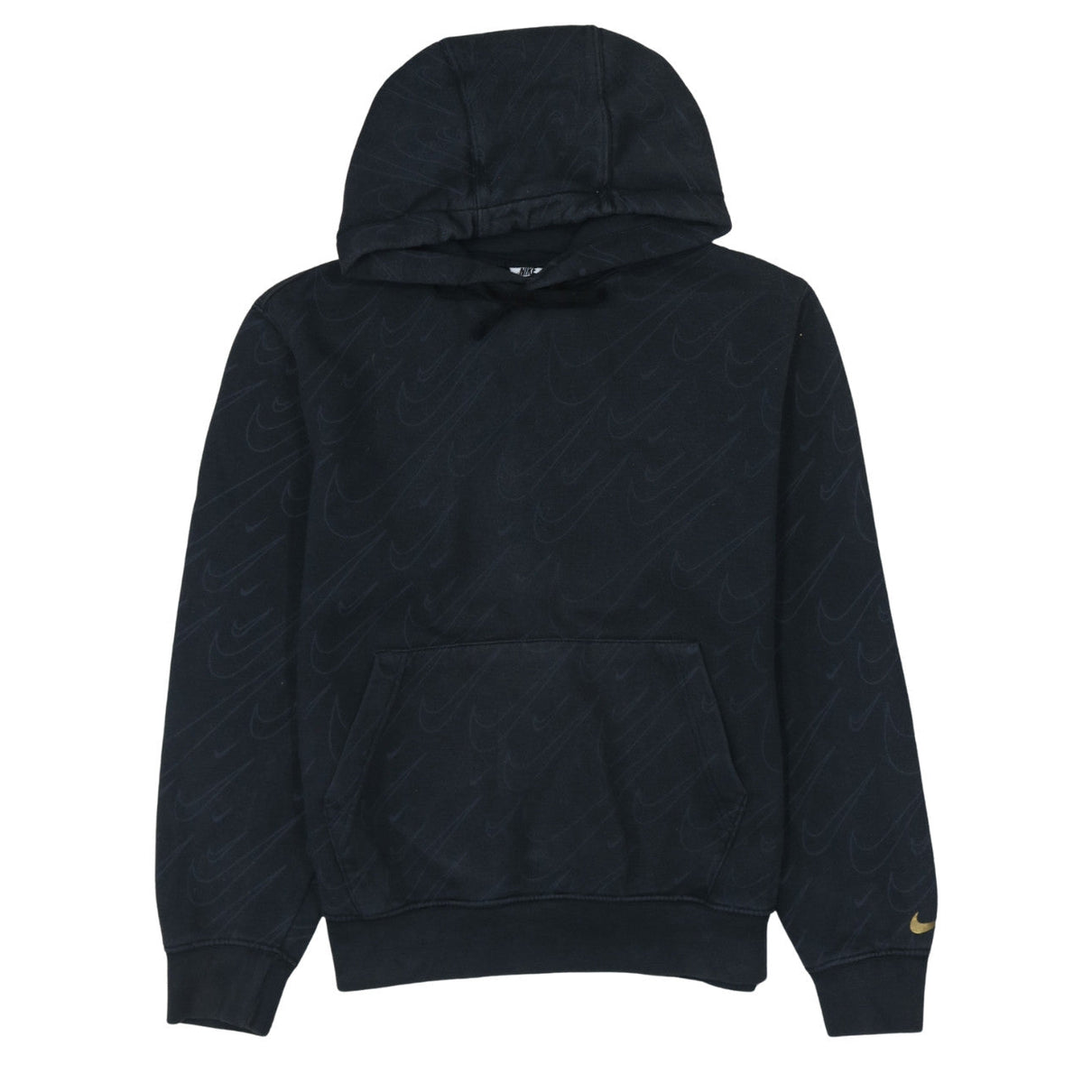 Womens UK Size S Nike Black Pullover Hoodie