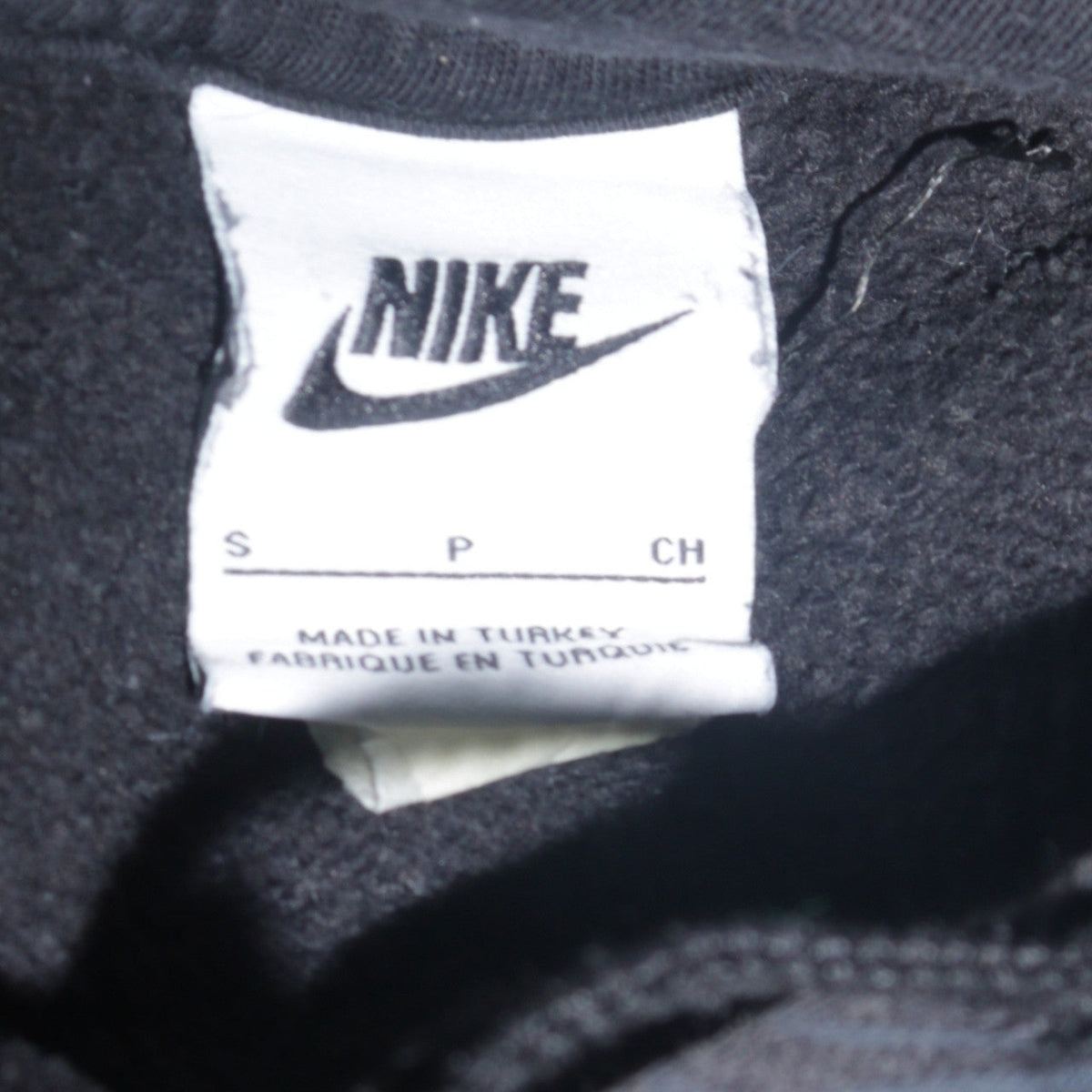 Womens UK Size S Nike Black Pullover Hoodie