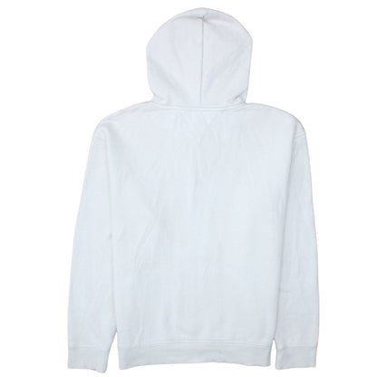 Tommy Hilfiger Boys White Pullover Hoodie 176 Logo Graphic Sweatshirt