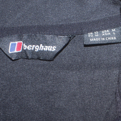 Berghaus Womens Black Fleece Full Zip Jacket Size 12