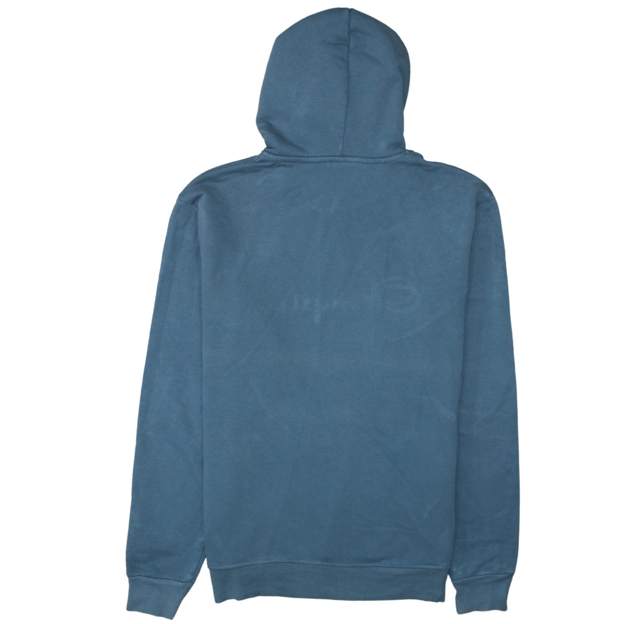 Mens UK Size S Champion Blue Pullover Hoodie