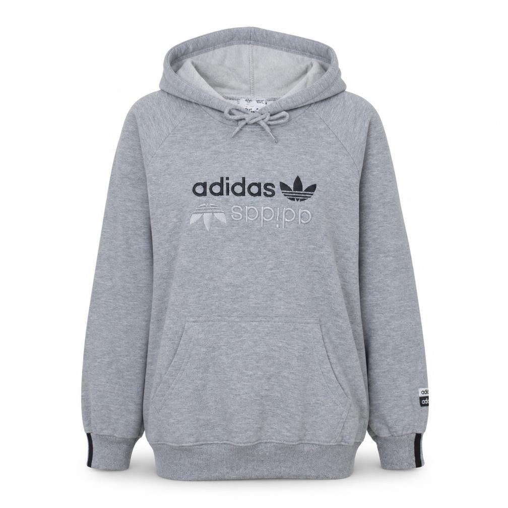 Womens UK Size M adidas Grey Pullover Hoodie