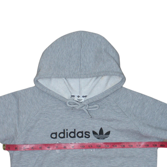 Womens UK Size M adidas Grey Pullover Hoodie