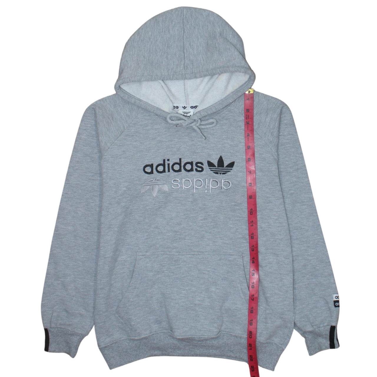Womens UK Size M adidas Grey Pullover Hoodie