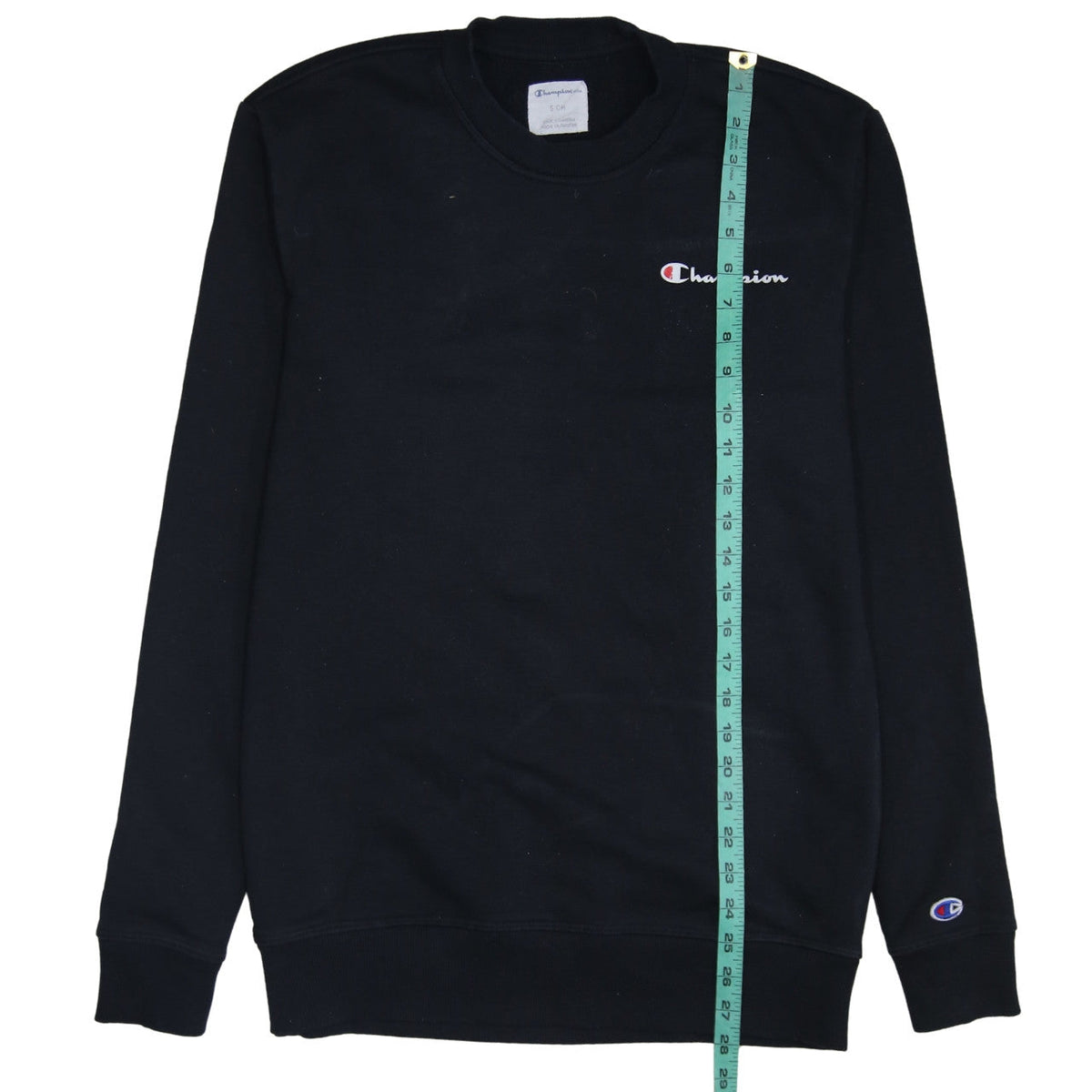 Mens UK Size S Champion Black Pullover Sweatshirt