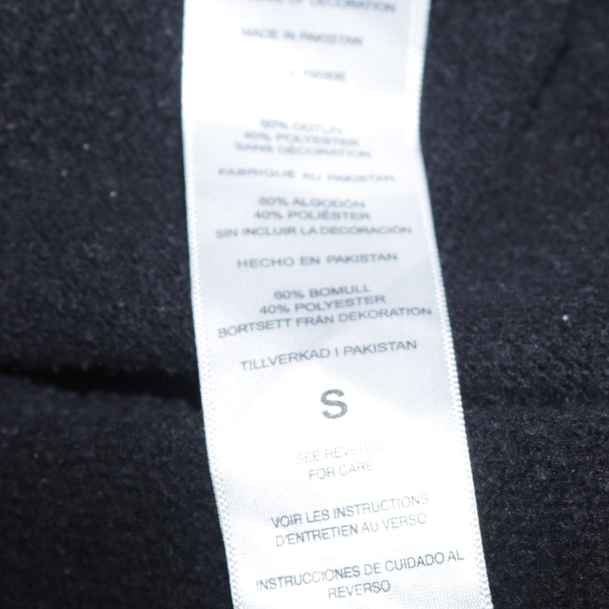 Mens UK Size S Champion Black Pullover Sweatshirt