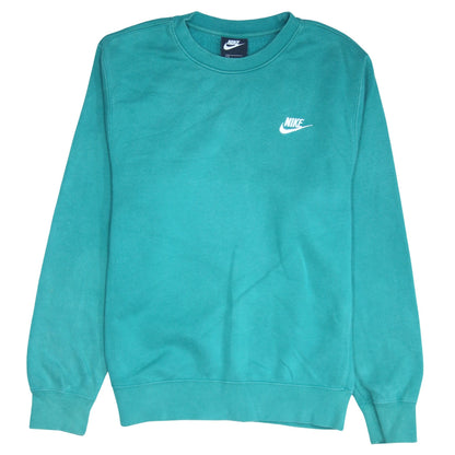 Mens UK Size XS Nike Green Pullover Sweatshirt