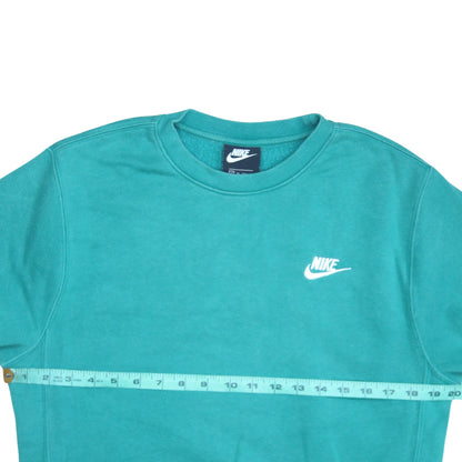 Mens UK Size XS Nike Green Pullover Sweatshirt