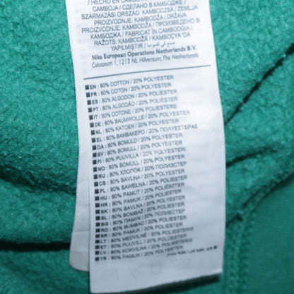 Mens UK Size XS Nike Green Pullover Sweatshirt
