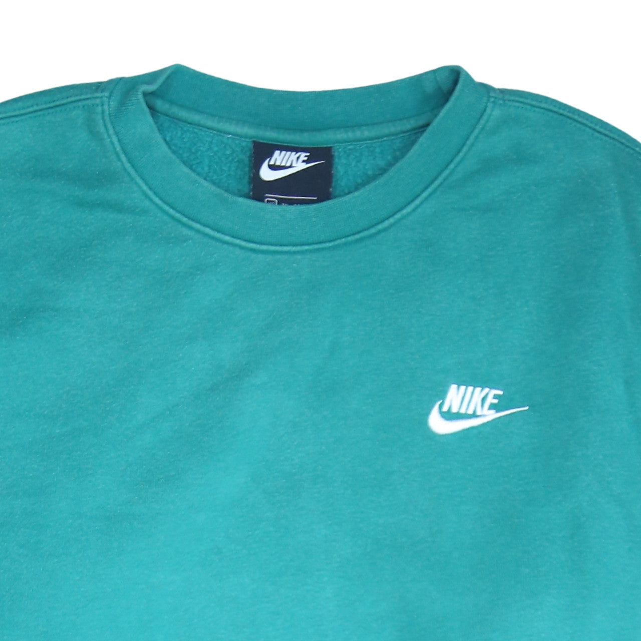 Mens UK Size XS Nike Green Pullover Sweatshirt