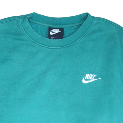 Mens UK Size XS Nike Green Pullover Sweatshirt