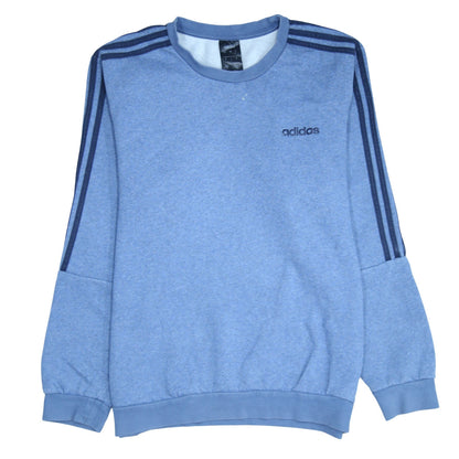 Mens UK Size L adidas Blue Pullover Sweatshirt