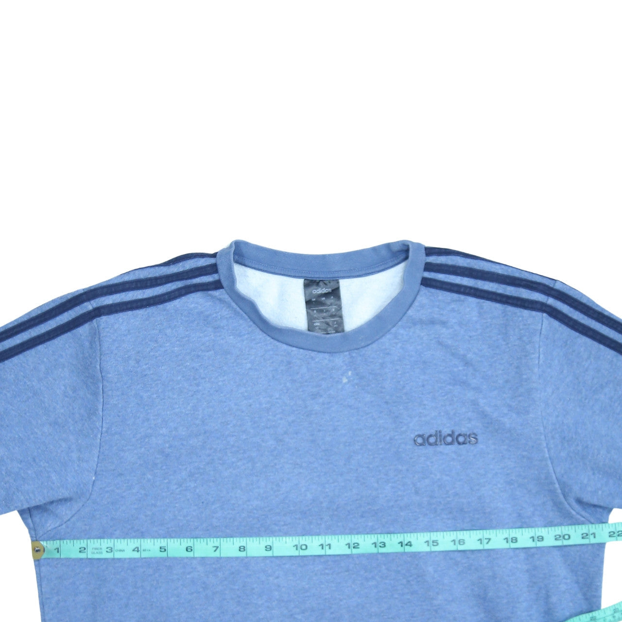 Mens UK Size L adidas Blue Pullover Sweatshirt