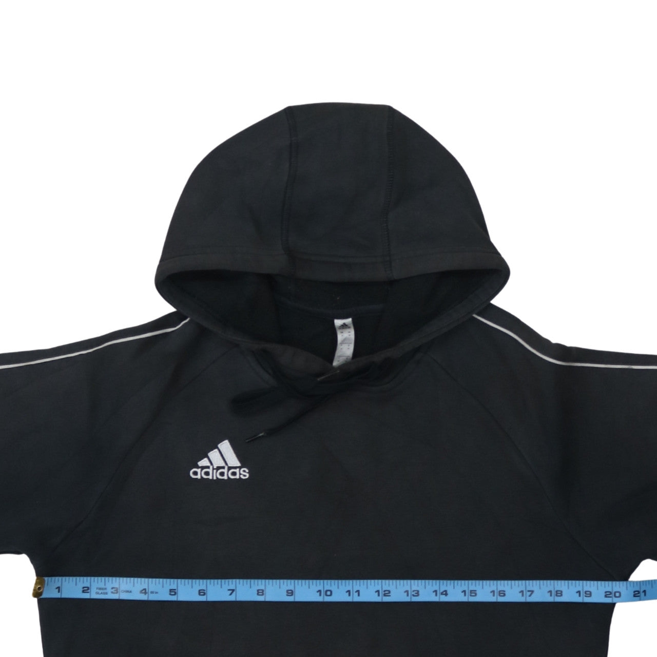 Mens UK Size M adidas Black Pullover Hoodie