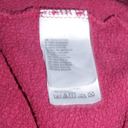 Womens UK Size M The North Face Red Pullover Hoodie