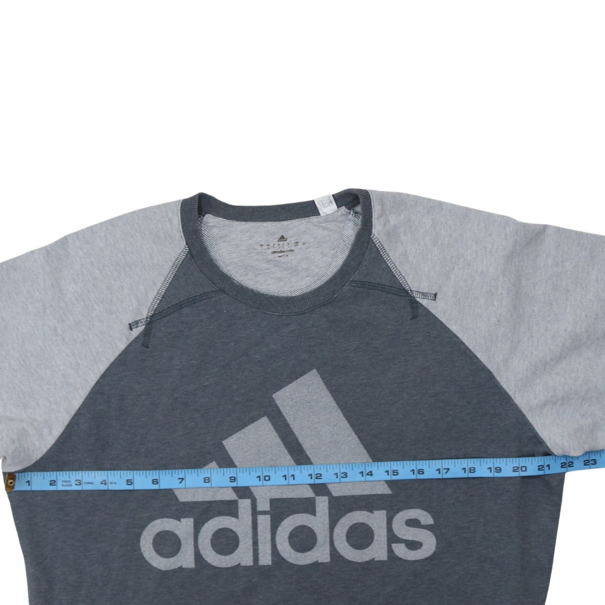 Mens UK Size L adidas Grey Pullover Sweatshirt