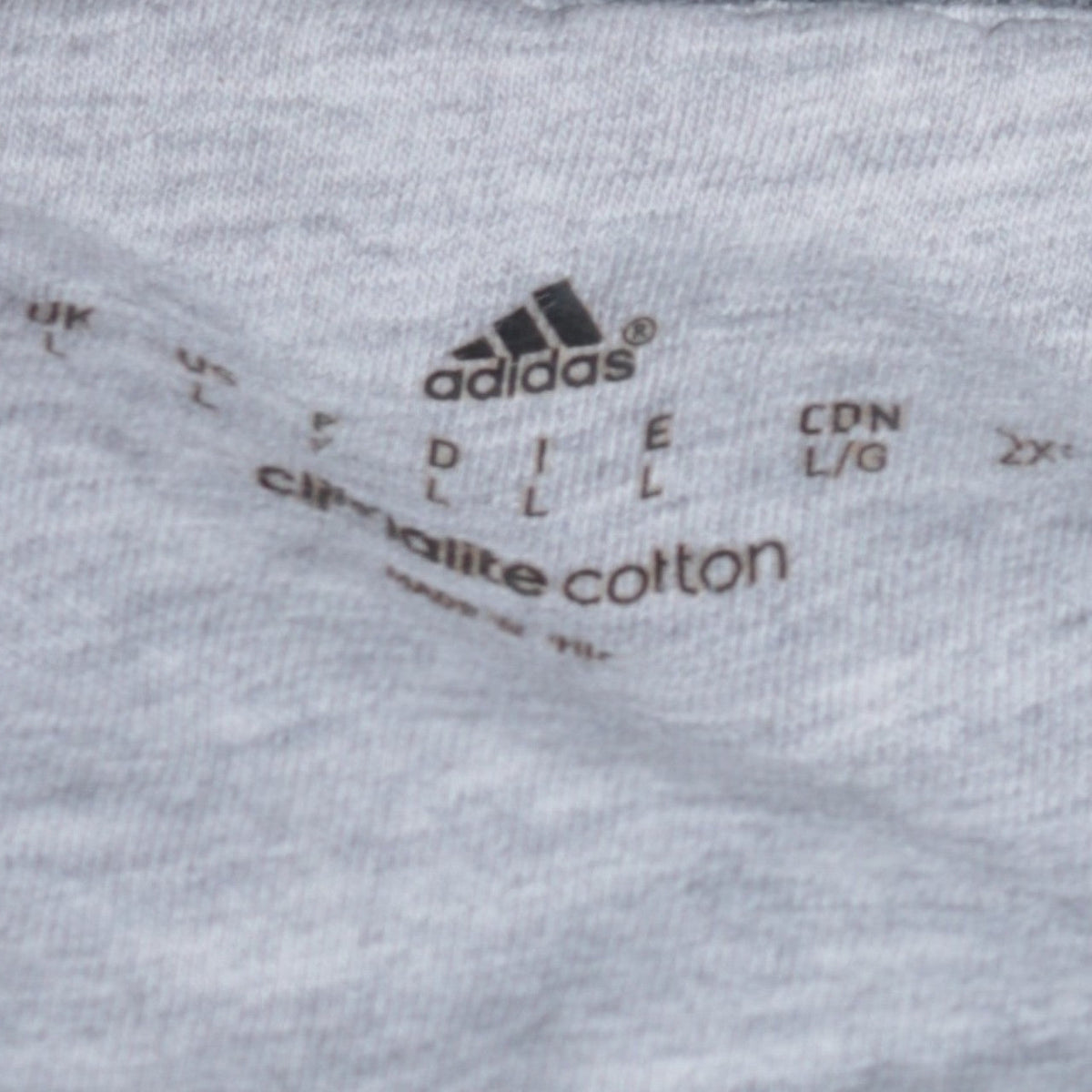 Mens UK Size L adidas Grey Pullover Sweatshirt