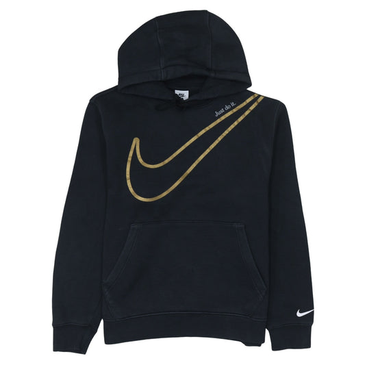 Womens UK Size S Nike Black Pullover Hoodie