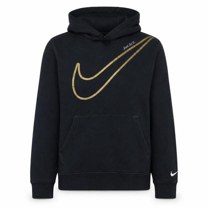 Womens UK Size S Nike Black Pullover Hoodie