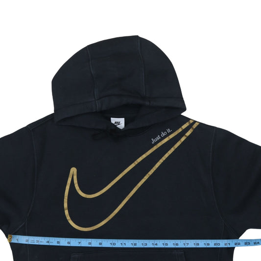 Womens UK Size S Nike Black Pullover Hoodie