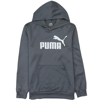 Mens UK Size M PUMA Grey Pullover Hoodie