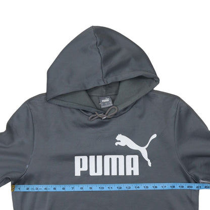 Mens UK Size M PUMA Grey Pullover Hoodie