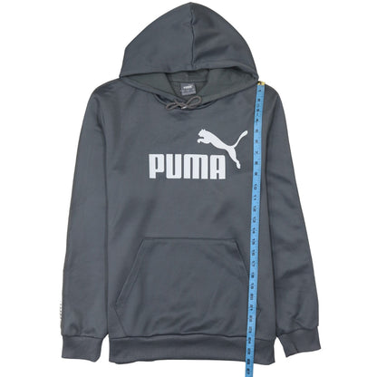 Mens UK Size M PUMA Grey Pullover Hoodie