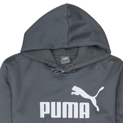Mens UK Size M PUMA Grey Pullover Hoodie