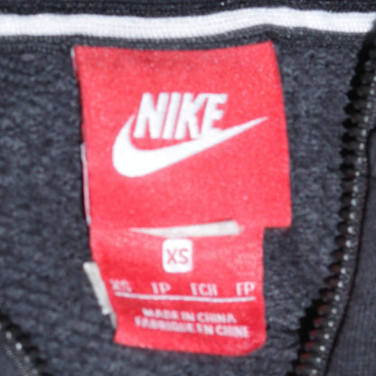 Womens UK Size XS Nike Black Full Zip Hoodie