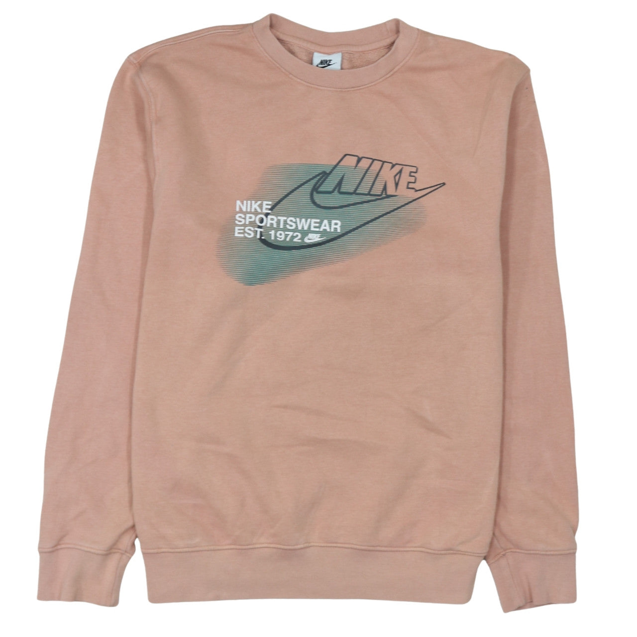 Womens UK Size M Nike Pink Pullover Sweatshirt