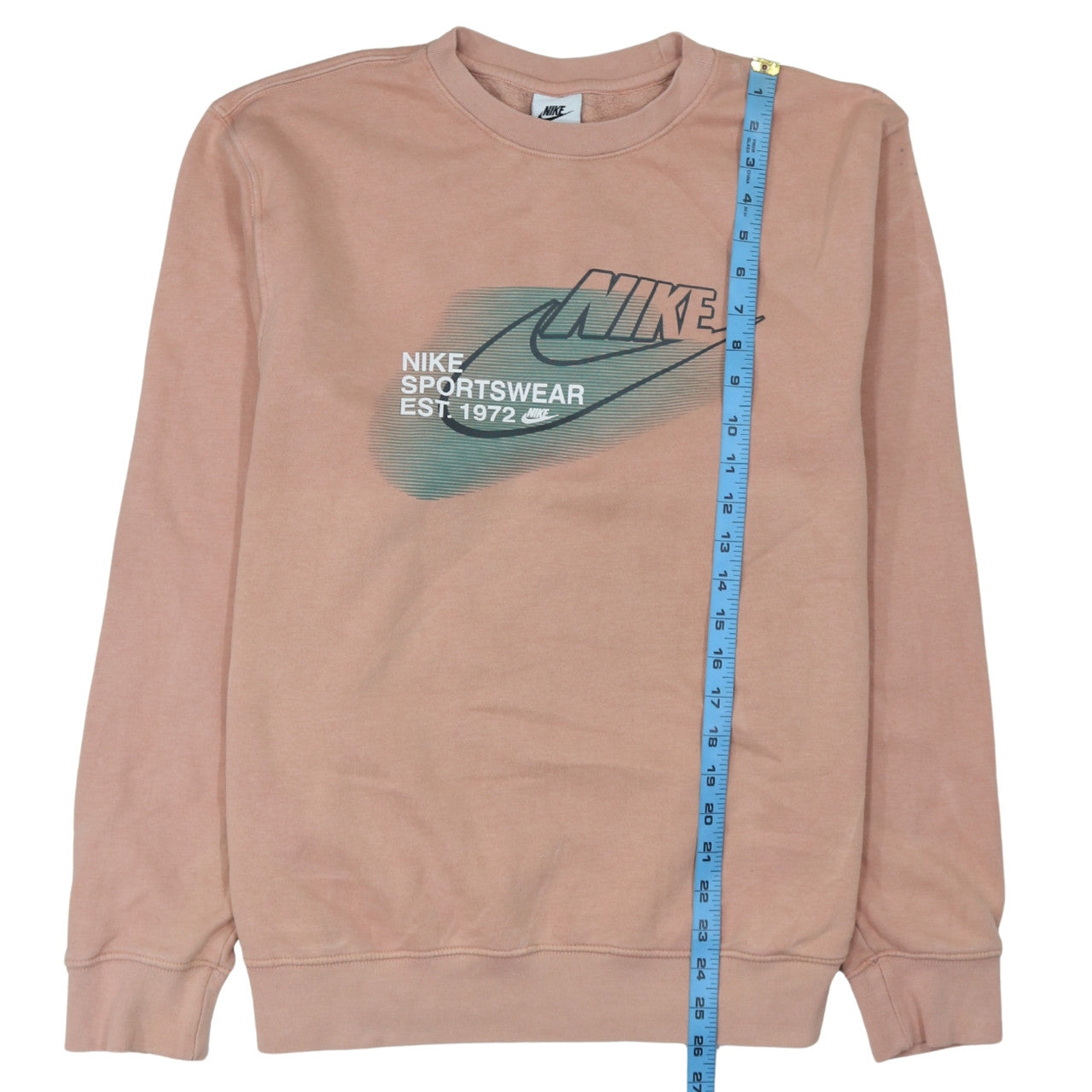 Womens UK Size M Nike Pink Pullover Sweatshirt