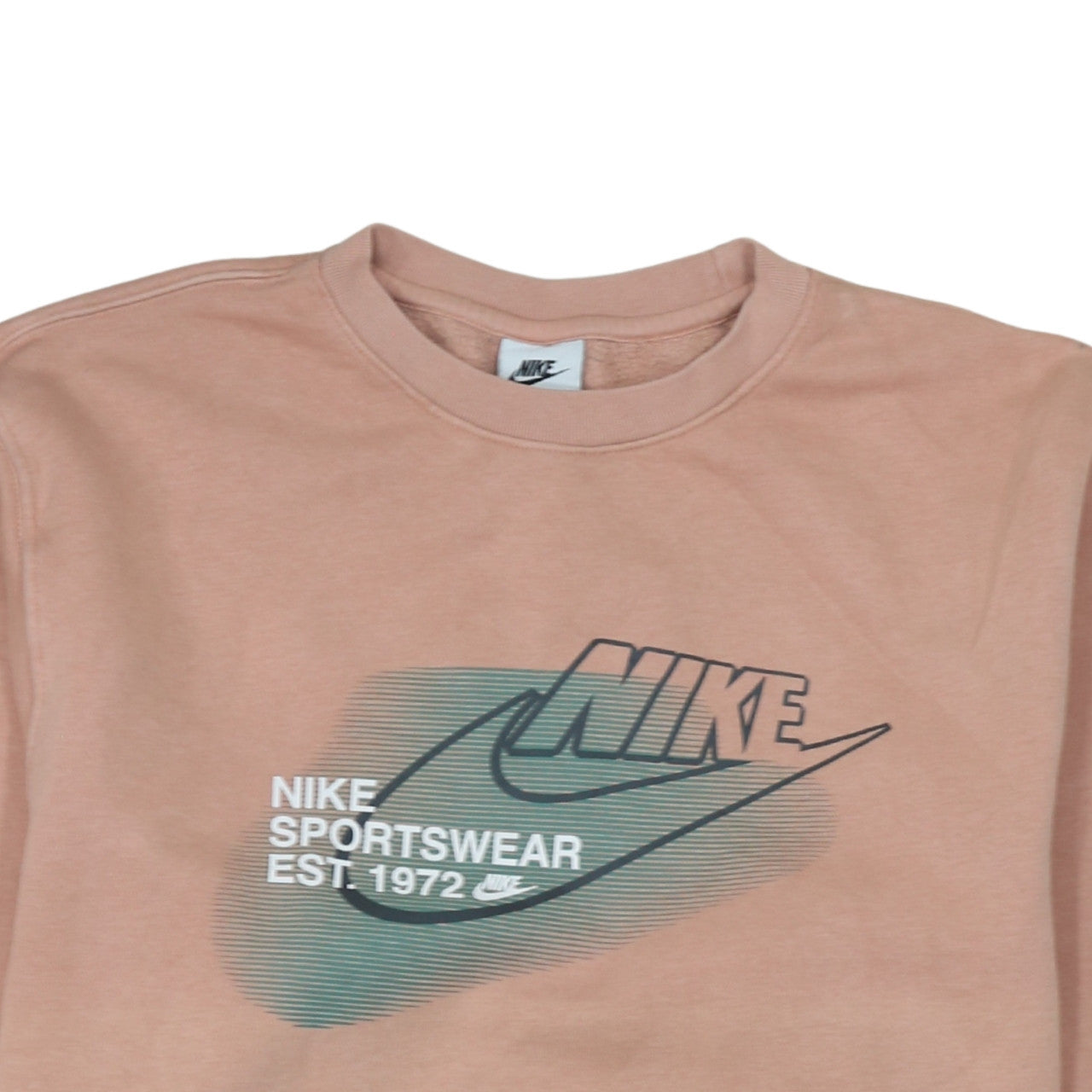 Womens UK Size M Nike Pink Pullover Sweatshirt