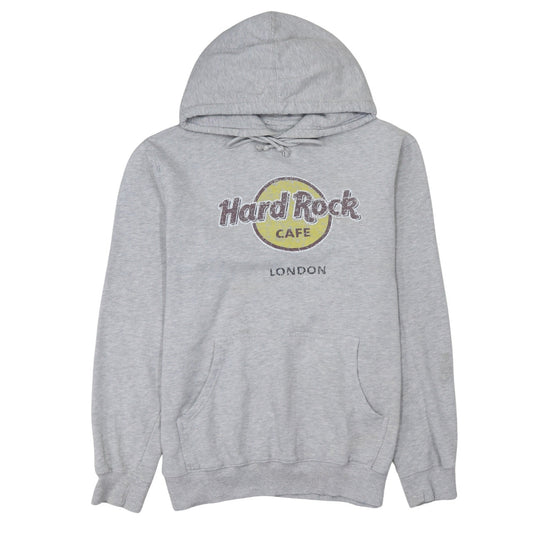 Womens UK Size L Hard Rock Cafe Grey Pullover Hoodie