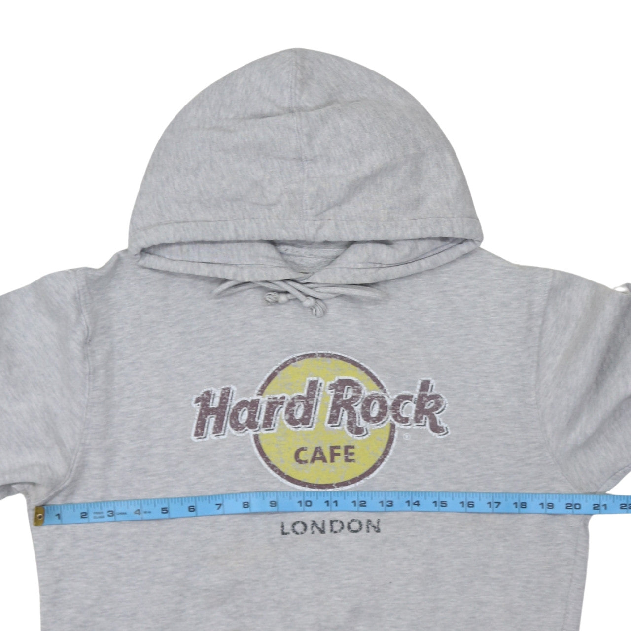 Womens UK Size L Hard Rock Cafe Grey Pullover Hoodie
