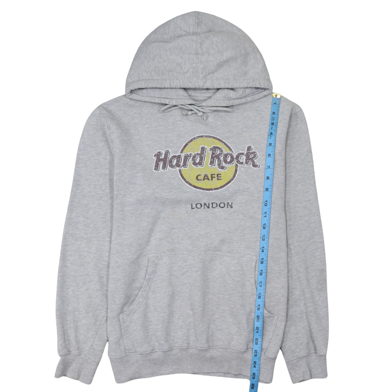 Womens UK Size L Hard Rock Cafe Grey Pullover Hoodie
