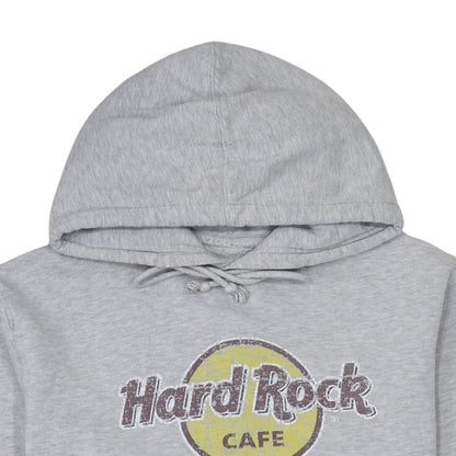 Womens UK Size L Hard Rock Cafe Grey Pullover Hoodie