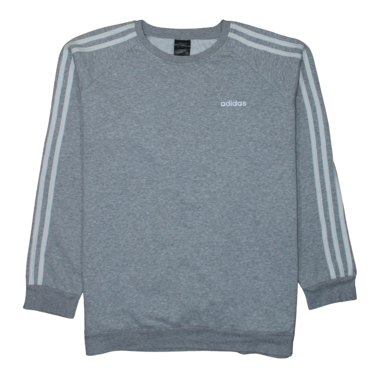 Womens UK Size M adidas Grey Pullover Sweatshirt