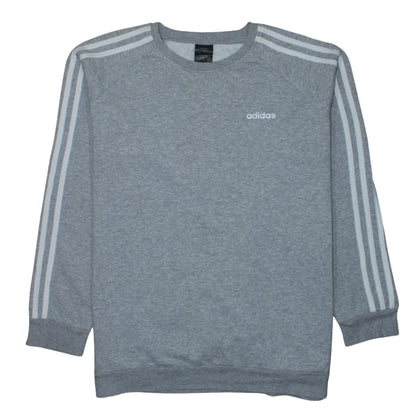 Womens UK Size M adidas Grey Pullover Sweatshirt