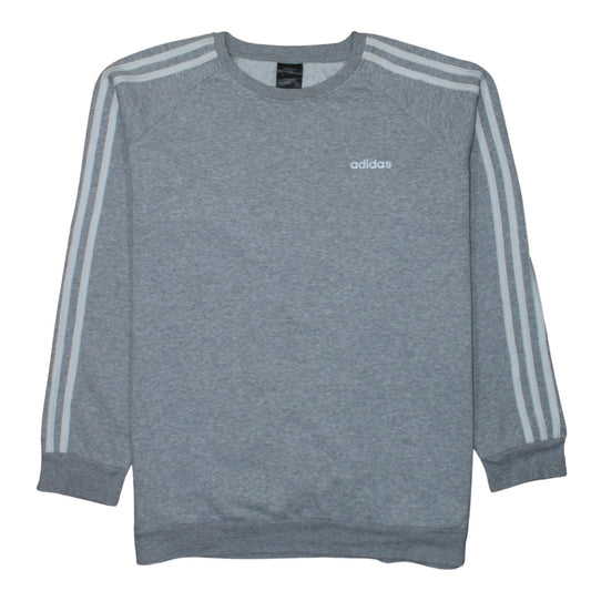 Womens UK Size M adidas Grey Pullover Sweatshirt