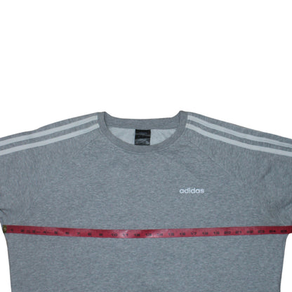 Womens UK Size M adidas Grey Pullover Sweatshirt