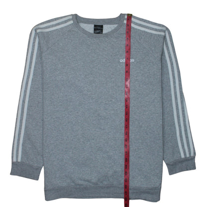 Womens UK Size M adidas Grey Pullover Sweatshirt