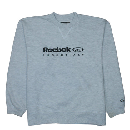 Womens UK Size 10 Reebok Grey Pullover Sweatshirt