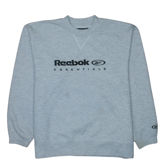 Womens UK Size 10 Reebok Grey Pullover Sweatshirt