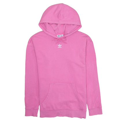 Womens UK Size 10 adidas Pink Pullover Hoodie